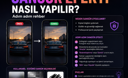 Instagram'da sansür efekti nasıl yapılır