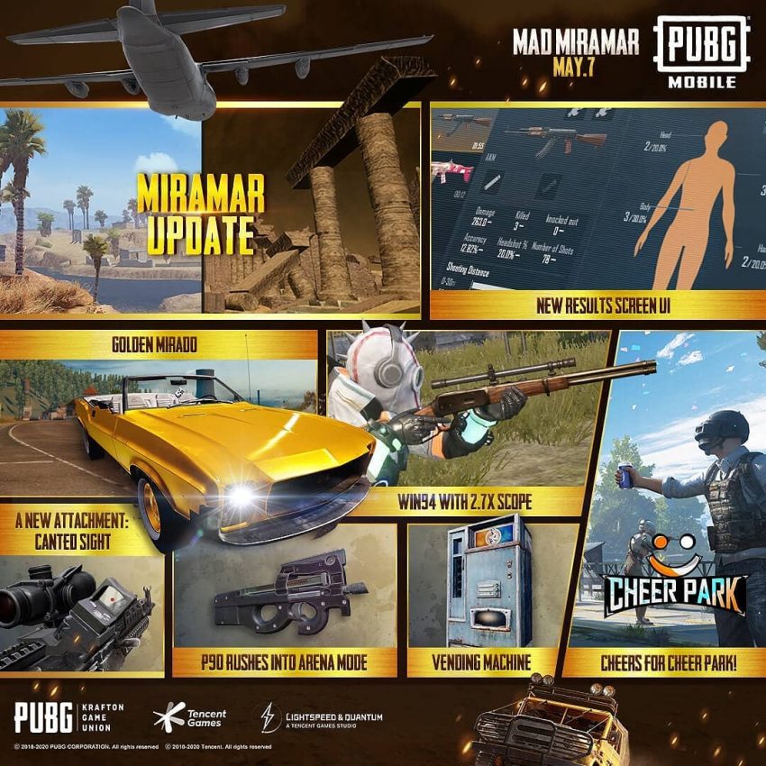 PUBG Mobile: Altın mirado nerede?