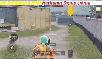 PUBG Mobile: TDM Depo Haritasının dışına çıkma