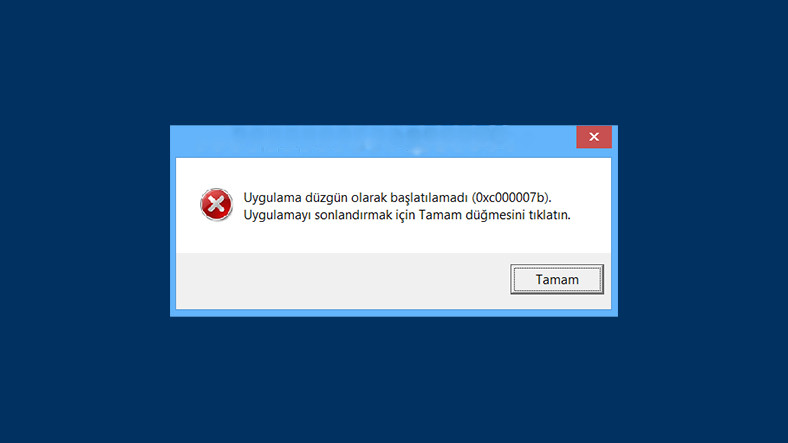0xc00007b Hatası