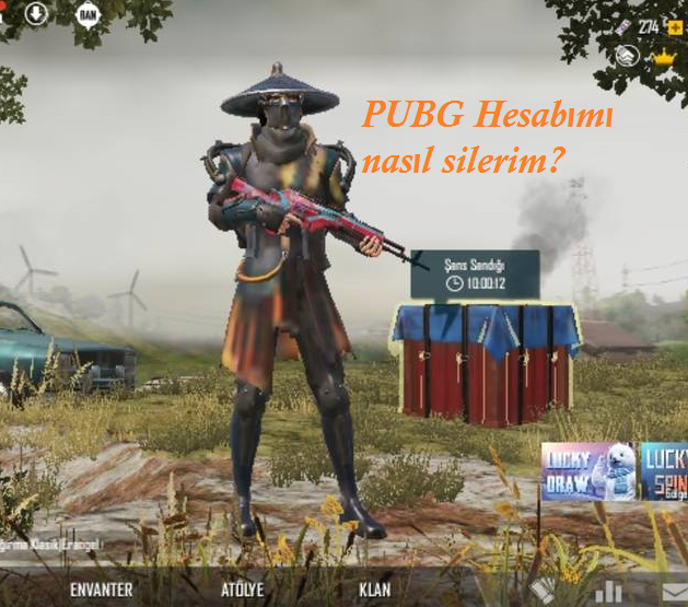 pubg hesap silme