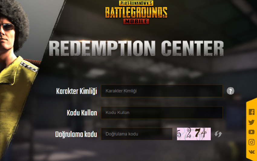 pubg mobile redeem code güncel 2020