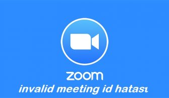 zoom invalid meeting id hatası