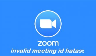 zoom invalid meeting id hatası