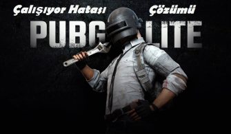 pubg lite çalışıyor hatası
