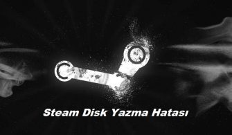 Steam Disk Yazma Hatası