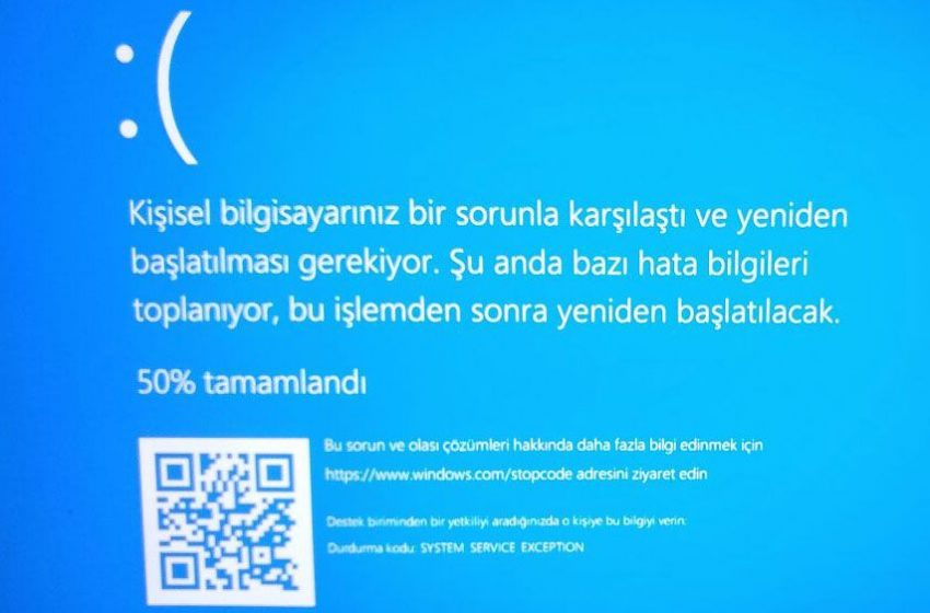 system service exception hatası