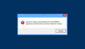 0xc00007b hatası çözümü nedir?