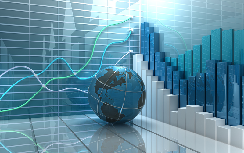 Stock market abstract background