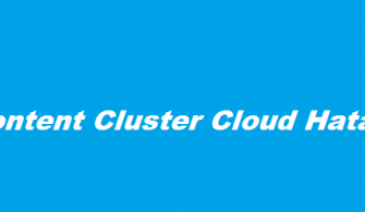 Content Cluster Cloud Hatası