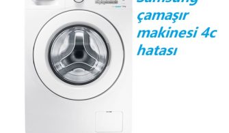 Samsung çamaşır makinesi 4c hatası