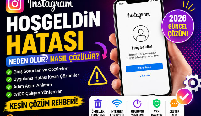 Instagram hoş geldin hatası
