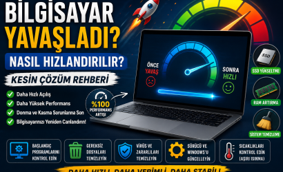 Bilgisayar Yavaşladı, Nasıl Hızlandırılır (Kesin Çözüm)