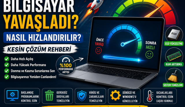 Bilgisayar Yavaşladı, Nasıl Hızlandırılır (Kesin Çözüm)