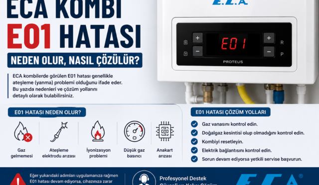 ECA Kombi E01 Hatası Nedir