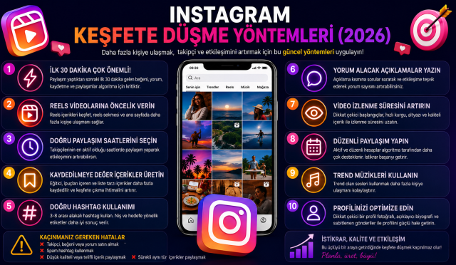 Instagram Keşfete Düşme Yöntemleri (2026 Güncel Rehber) (2)