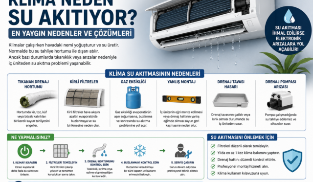 Klima Neden Su Akıtıyor