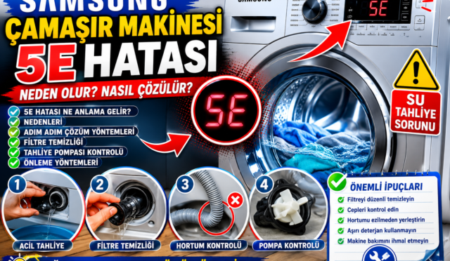 Samsung Çamaşır Makinesi 5E Hatası