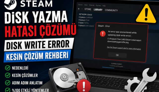 Steam Disk Yazma Hatası Çözümü (2026)