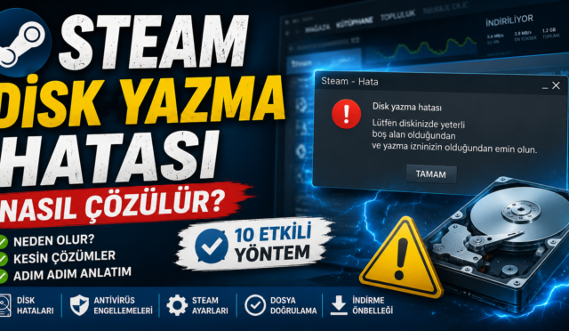 Steam Disk Yazma Hatası Nasıl Çözülür – 10 Kesin Yöntem