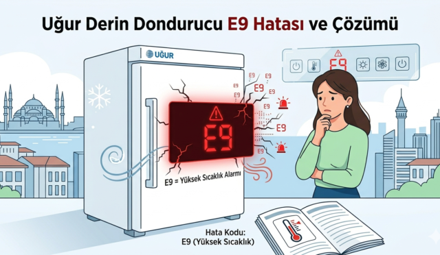 Uğur Derin Dondurucu E9 Hatası Nedir