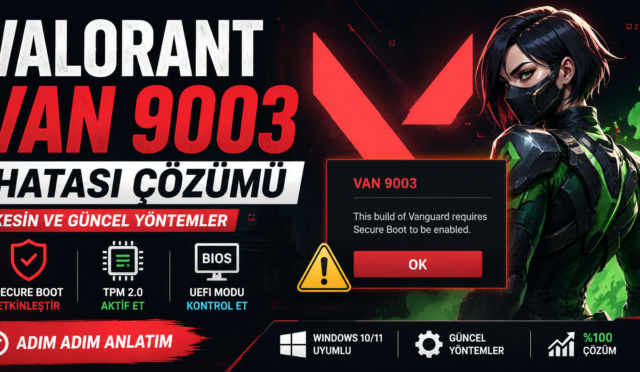 Valorant VAN 9003 hatası