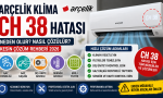 Arçelik klima CH 38 hatası