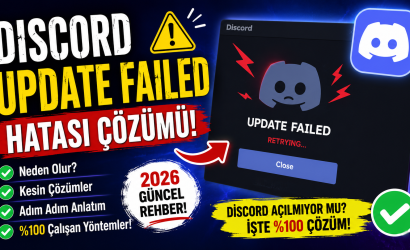 Discord Update Failed Hatası Nedir?