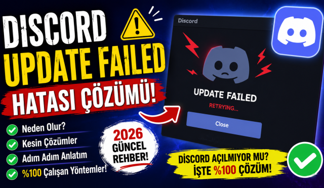 Discord Update Failed Hatası Nedir?