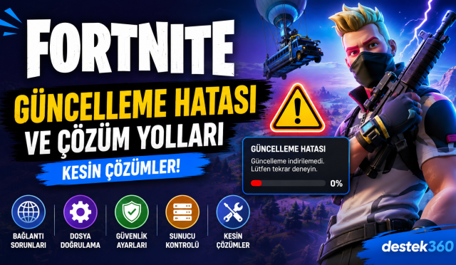 Fortnite güncelleme hatası