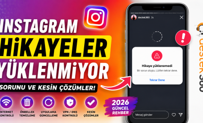 Instagram hikaye yüklenmiyor sorunu
