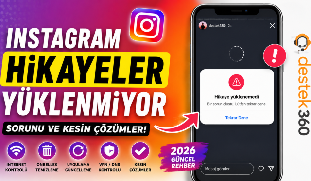 Instagram hikaye yüklenmiyor sorunu