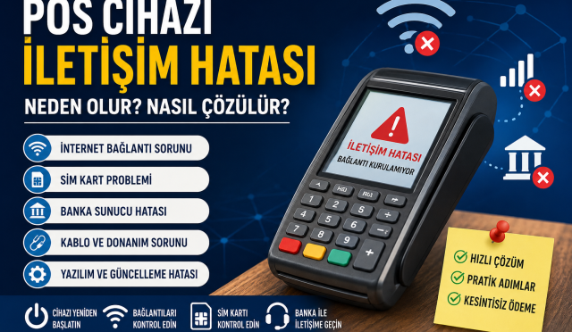 POS cihazı iletişim hatası
