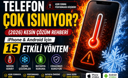 Telefon Çok Isınıyor (2026) Kesin Çözüm Rehberi – iPhone & Android İçin 15 Etkili Yöntem