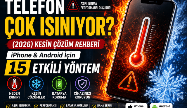 Telefon Çok Isınıyor (2026) Kesin Çözüm Rehberi – iPhone & Android İçin 15 Etkili Yöntem