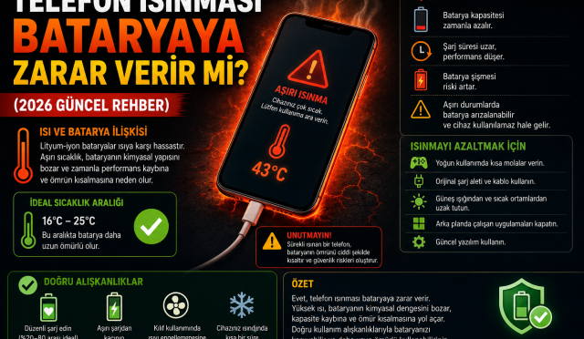 Telefon Isınması Bataryaya Zarar Verir mi (2026 Güncel Rehber)