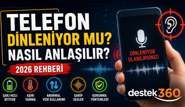 Telefon dinleniyor mu