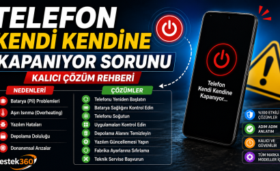 Telefon kendi kendine kapanıyor