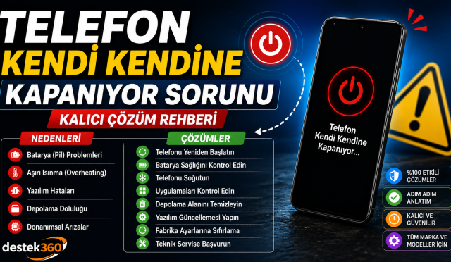 Telefon kendi kendine kapanıyor