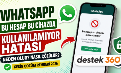 WhatsApp cihaz hatası çözüm rehberi