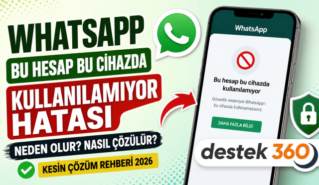 WhatsApp cihaz hatası çözüm rehberi