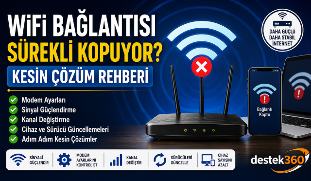 WiFi bağlantısı sürekli kopuyor