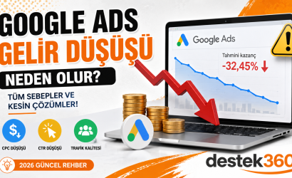 google ads gelir düşüşü