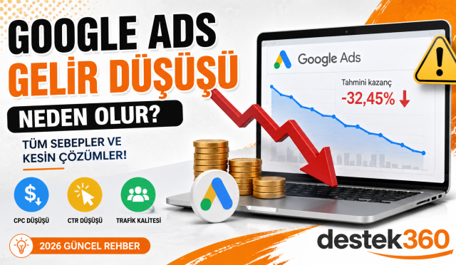 google ads gelir düşüşü
