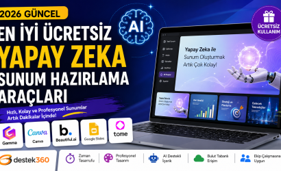 ücretsiz yapay zeka sunum hazırlama