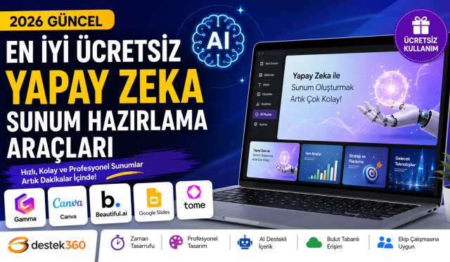 ücretsiz yapay zeka sunum hazırlama