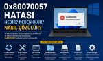 0x80070057 hatası