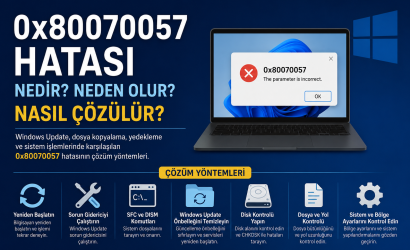 0x80070057 hatası