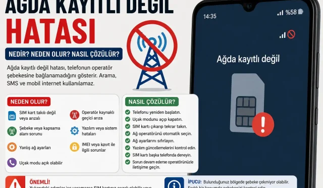 Ağda kayıtlı değil hatası