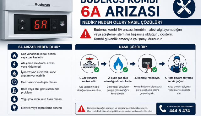 Buderus Kombi 6A Arızası Rehberi
